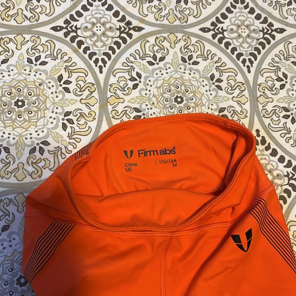 Orange FirmAbs leggings 3/4. - Picture 4 of 4